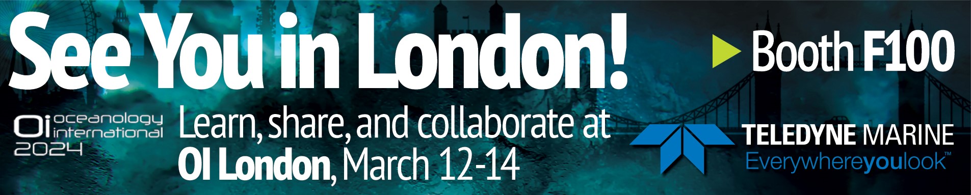See You in London Booth F100 March 12 - 14, 2024