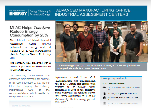 MIIAC reduce energy consumption