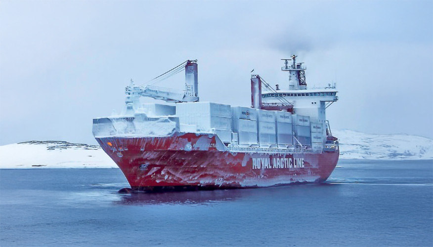 An automated ADCP-based system is aboard Nuka Arctica—a VOS vessel. It runs regularly across 60°N between Greenland and Denmark.