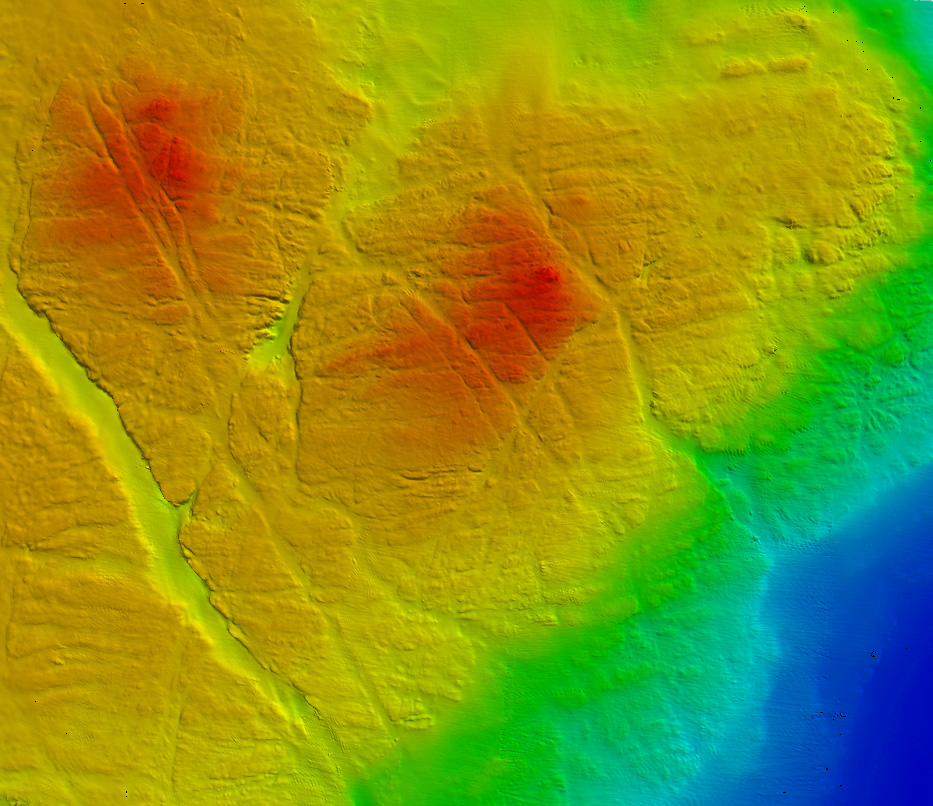Sonar data imag for sandwaws captured with a SeaBat T20-ASV