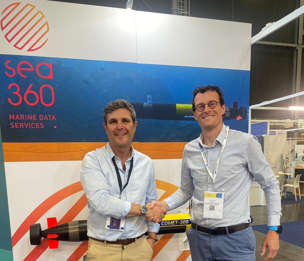 Simon ichstchenko, SEA360 adn Valentin Hanns, Teledyne Marine
